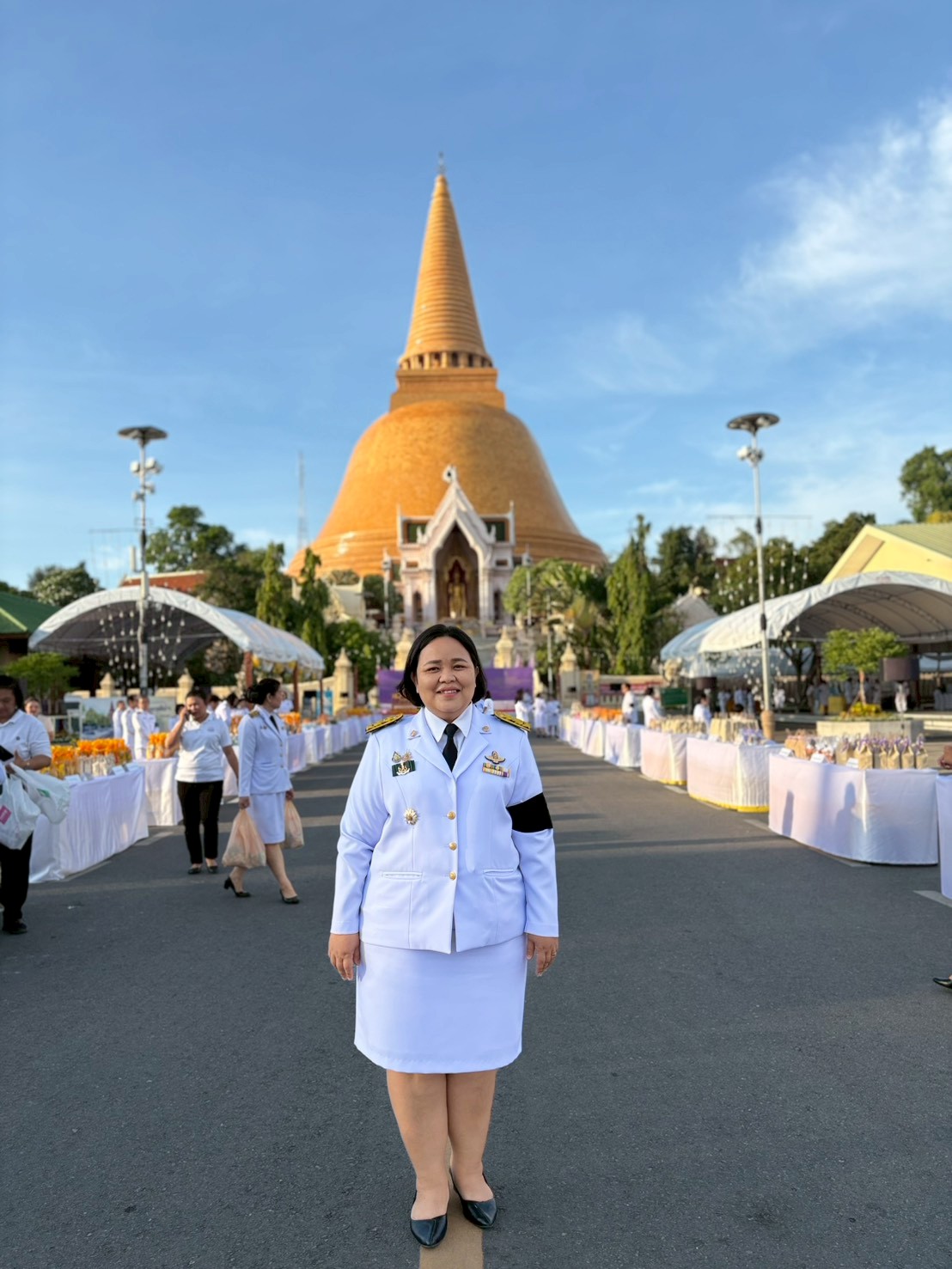 title - ส.ป.ก.นครปฐม เข้าร่วมพิธีเจริญพระพุทธมนต์ และทำบุญตักบาตร ถวายพระราชกุศลแด่ สมเด็จพระนางเจ้าฯ พระบรมราชินี เนื่องในโอกาสพระราชพิธีมหามงคลเฉลิมพระชนมพรรษา 4 รอบ 3 มิถุนายน 2569